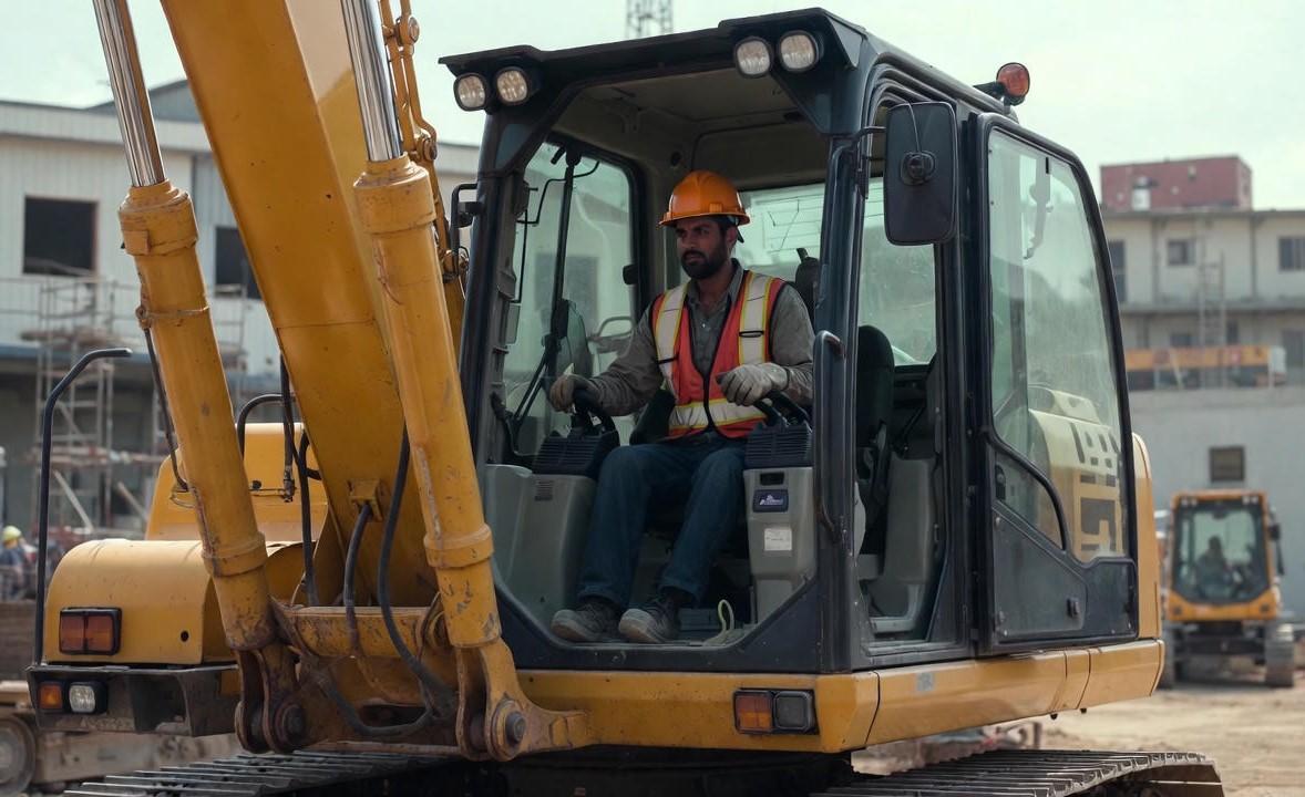 操作機器時要留神