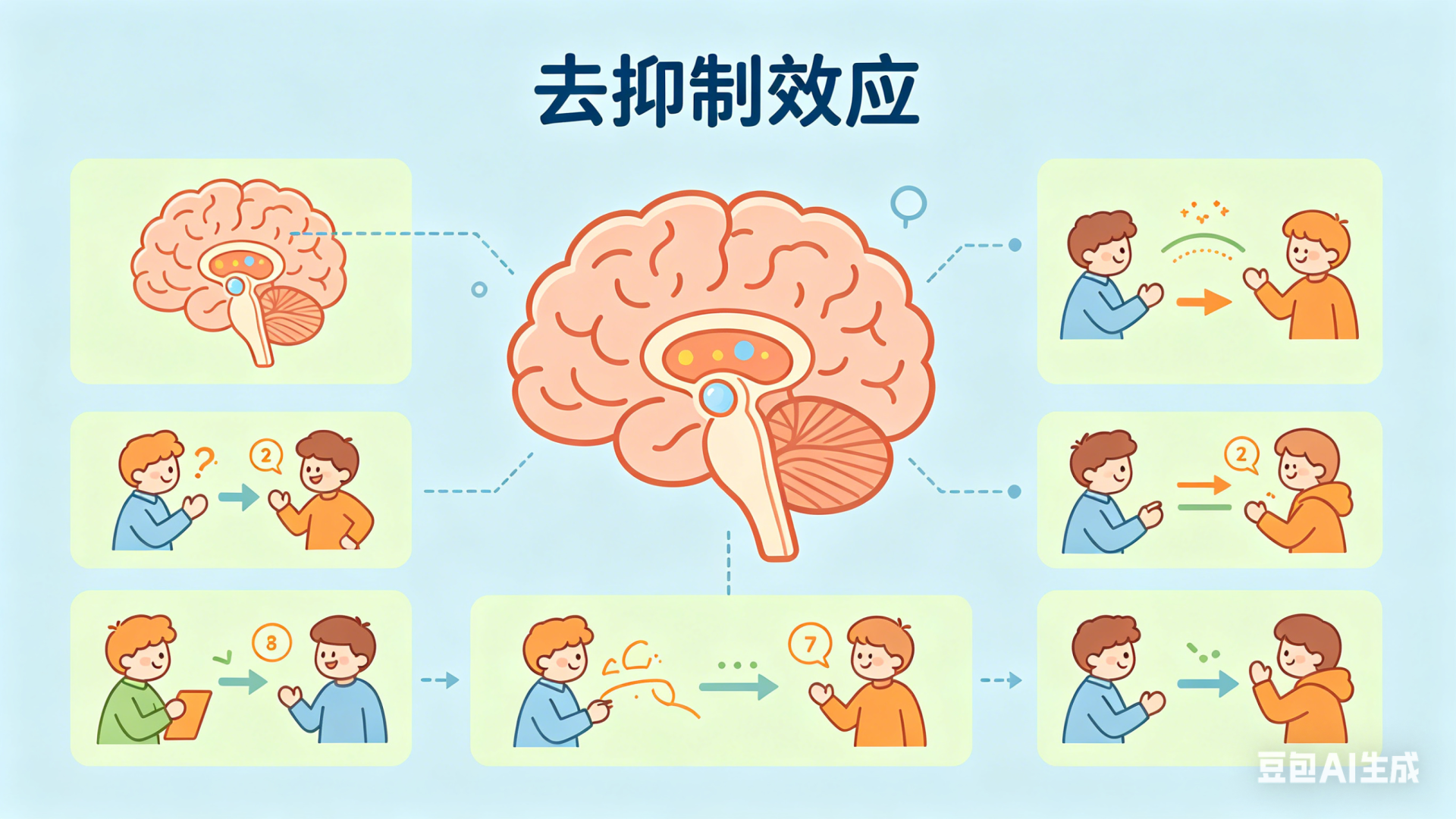 1.4 去抑制效應