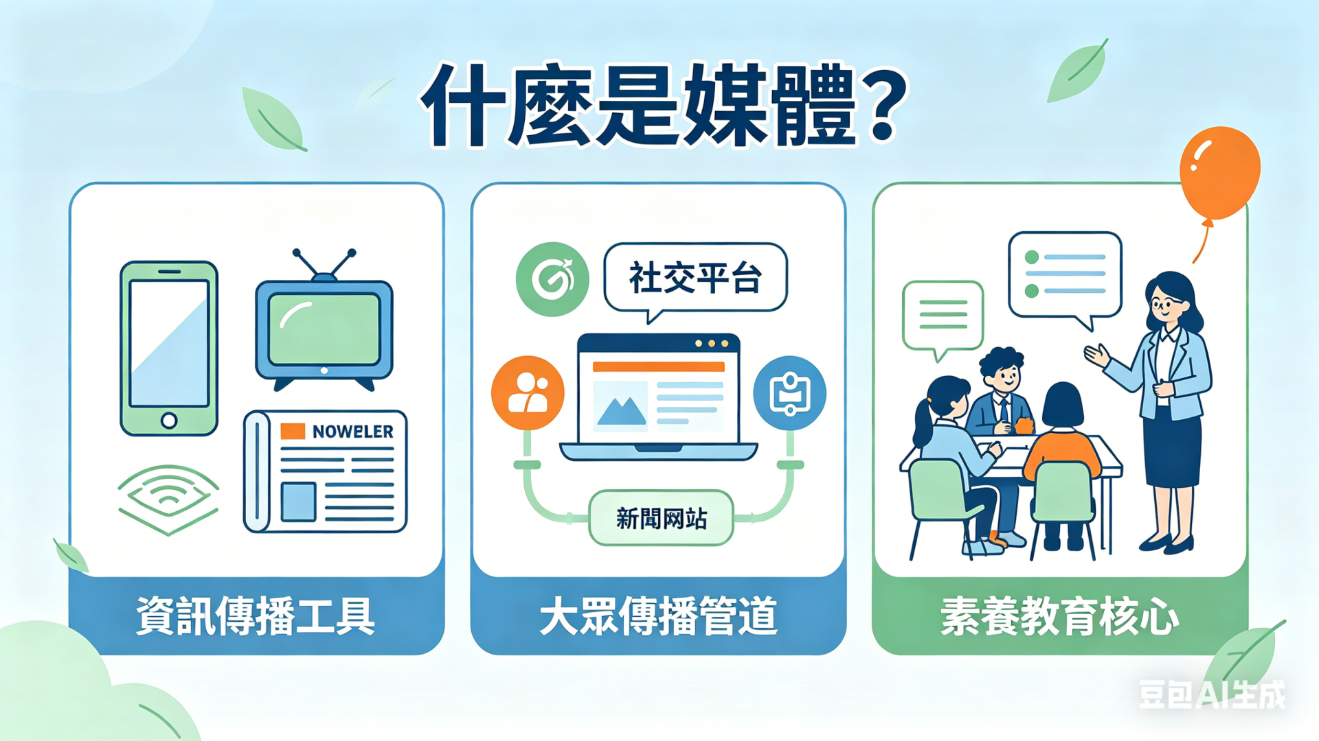 1.1 什麼是媒體？