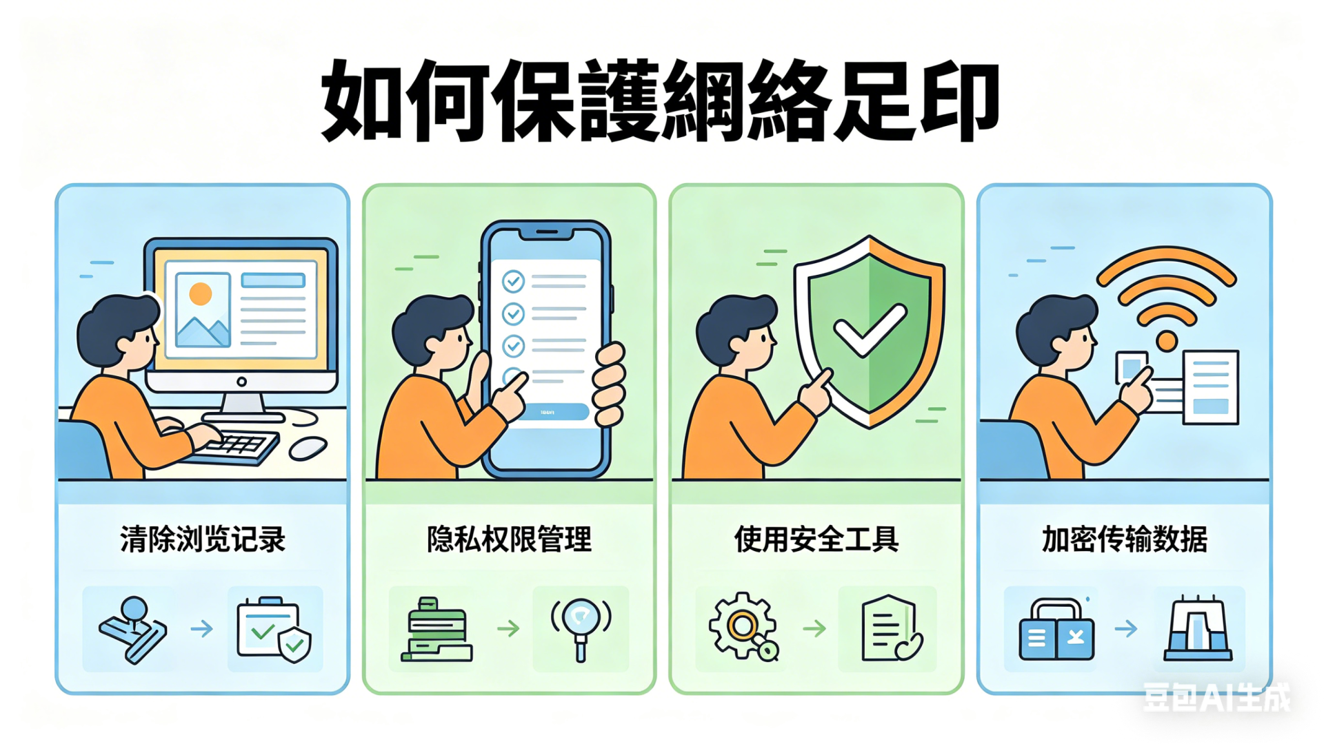 1.3 如何保護網絡足印
